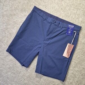 Fair Harbor Compass Short Mens 35 Blue Performance Golf Chino Outdoor Hiking New